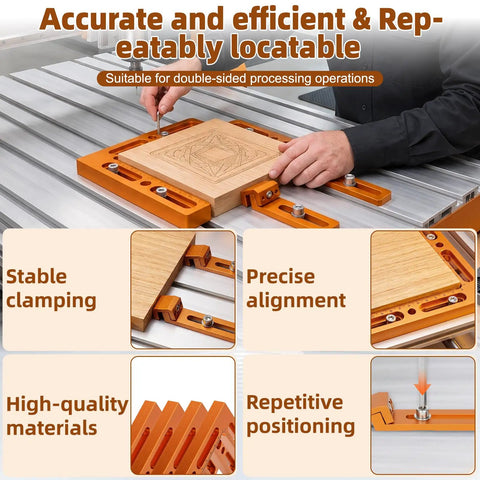 Precision CNC Quick Change Side Clamping Vise Designed For Seamless Workpiece Positioning shown with stable clamping and precise alignment.