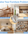 Image showing 50 Pcs Universal Stainless Steel Furniture Corner Connectors With Screws used on furniture for sturdy joint reinforcement.