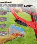 Weed Wacker And Leaf Blower Combo No Battery Included Compatible With 18V Battery Systems showing compatibility with Milwaukee