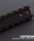 Close-up of Picatinny and Weaver Rail Mount for Marlin 336 1894 1895 Lever Action Rifles, showing factory hole alignment.