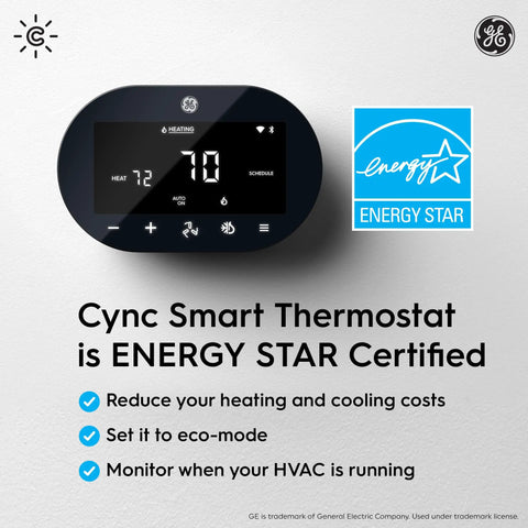 Smart Thermostat For Home Heating And Cooling, ENERGY STAR Certified, Wi Fi Programmable Thermostat With Auto Schedule