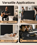 Straight Up Heavy Duty 48X80 Sound Absorbing Studio Blanket With Metal Grommets For Wall Hanging used in various applications.