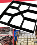Reusable Concrete Path Molds For No Fuss DIY Walkways And Stepping Stone Pavers Square 15.7 By 15.7 By 1.57 Inches for garden use