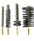 223 5.56 AR Rifle Cleaning Kit With Heavy Duty Nylon Brushes For Upper Receiver Bolt Carrier Bore And Chamber Cleaning TFR Nylon Brush Set Pro Grade Solvent Resistant 8 32 Threads Made In USA, four nylon brushes