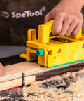 Spiral Flush Trim Router Bit With 1/2 Inch Shank And 1-1/2 Inch Cutting Length trimming wood on CNC machine, solid carbide