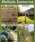 12 Inch Stainless Steel Soil Probe for Deep Sampling in farm, courtyard, garden, and orchard scenarios.