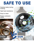 Black Porcelain Drip Pan and MP22YA Burner Replacement for Frigidaire Kenmore Tappan Electric Stovetops comparison image