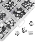 24 Values 1uF To 1000uF SMD Aluminum Electrolytic Capacitors Assortment Kit With Storage Box For Computer Notebook Radio And DIY