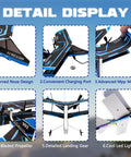 Remote Control Airplane For Beginners And Kids Eight To Twelve And Adults Easy To Fly Outdoor Jet Glider detail display