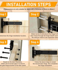 Installation steps for 900 Lb Capacity Gate Hinge With Built In Ball Bearings For Smooth Quiet Operation, step-by-step guide.