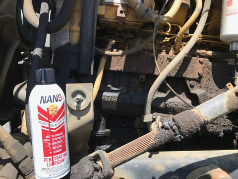 Fast Acting Penetrating Oil Spray 11 Oz For Rusted Bolts Nuts And Threads - Military Grade Lubricant With Nano Diamond Technology bottle