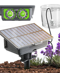 No-Fuss Solar Drip Irrigation System For Indoor And Outdoor Gardens, Automatic Plant Waterer Kit for 10 to 15 plants
