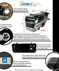 1957 Chevy Bel Air Floating Wall Shelf With Led Headlights And Tempered Glass Display Retro Classic Car Decor For Garage Or Man Cave Black Finish Twenty By Six Point One By Eight Inches Ideal Gift For Car Enthusiasts diagram showing features and dimensions