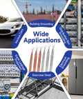 18 Piece Ground Strap Kit For Cars With 10 15 And 20 Inch Cables showing various automotive and industrial applications