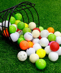 Metal Golf Ball Range Basket With Handle Holds 50 Balls For Driving Range Practice Easy Transport And Quick Ball Collection