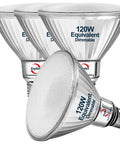 Commercial Grade LED PAR38 Flood Light Bulbs 120W Equivalent 1500 Lumens 40,000 Hours Full Glass Waterproof Dimmable Daylight 5000K