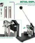 R6mm R8mm Metal Die Blade Replacement Kit for Corner Rounder Cutter Machine with detailed display and assembly tools