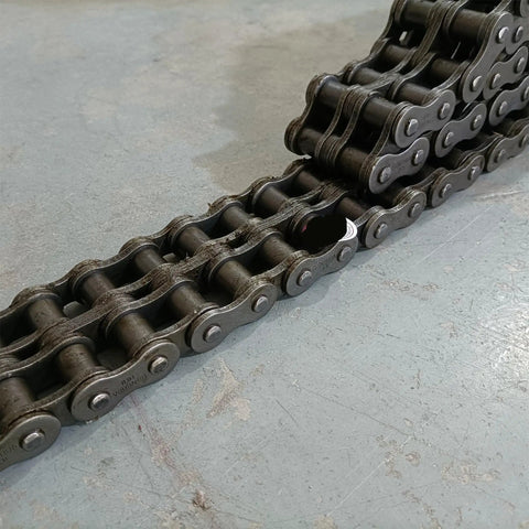 16B Double Row Escalator Main Drive Chain 25mm Pitch With 68mm Pin And 132 Links flexible durable chain for escalator maintenance.