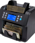 All In One Pro Grade Money Counter And Currency Detector That Handles Mixed And Single Denomination USD MXN CAD GBP EURO with notes