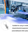 Top Shelf Stainless Steel Spring Plunger With Pull Ring, Retractable Nonlocking Index Pin, 360 Degree Rotate Mount, Rustproof Heavy Duty Hardware showing use in machinery.