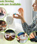 70 Piece Portable Sewing Kit With Threads And Needles For DIY Handwork Grab And Go Highly Durable Polyester Spools For Smooth Stitches And Handy Travel Repairs, sewing kit with needles and thread used for home mending