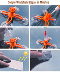 Upgraded Windshield Repair Kit For Chips And Cracks Fast Fix With Pro Grade High Pressure Resin Injection And Nano Resin