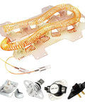 DIY Friendly Heating Element Replacement Kit For Dryers Compatible With DVE45T3200W A3 includes heater, thermostat, fuses