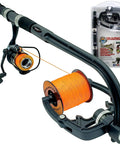 Ultimate Fishing Line Winder Spooler That Eliminates Line Twist For Spinning And Baitcasting Reels shown in packaging