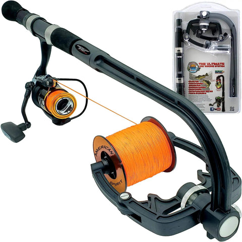 Ultimate Fishing Line Winder Spooler That Eliminates Line Twist For Spinning And Baitcasting Reels, Portable Line Winding System, Zero Twist Spooler