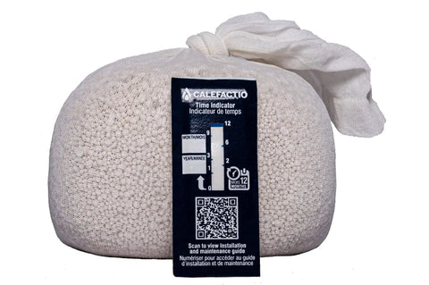 Close-up of CondenSAFE CS2 Condensate Neutralizer Kit showing texture and label details for residential gas boilers.