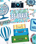 Travel The Map Bulletin Board Set For Classroom Decor With World Map Borders Adventure Cutouts Motivational Banners