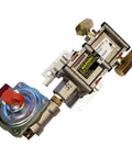 Range Safety Valve Assembly For Samsung DG94-00449A Oven Range with mounted labels and brass fittings.