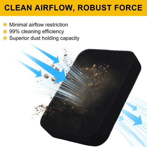 Honda GX270 Generator Air Filter Replacement showcasing airflow efficiency and dust holding capacity against debris