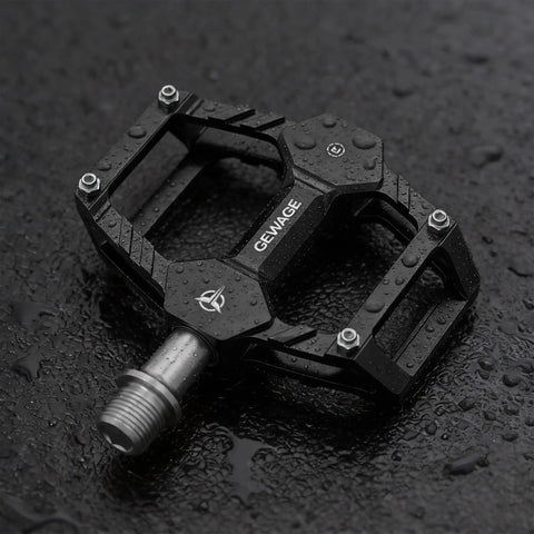 Flat Pedals For Mountain Bikes Aluminum Platform With Sealed Bearings 9 16 Inch Spindle Lightweight Durable Grippy