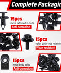 45 Piece Engine Under Cover Splash Shield All-In-One Fastener Kit With Bolts Screws Rivet Clips And Push Retainers overview