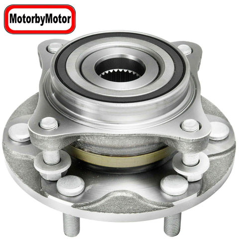 Front Wheel Bearing And Hub Assembly 4WD 6 Lug Replacement Fit Toyota Tacoma 4Runner FJ Cruiser Lexus GX460 GX470 Heavy Duty
