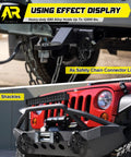 Safety Chain Connector Link One Half Inch Tow Hitch Hammerlock Coupling Link Heavy Duty G80 Alloy Steel Tow Chain