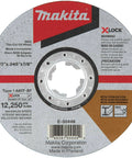 Makita X-Lock thin cut-off wheel, 4-1/2 in x .045 in x 7/8 in, 60 grit for metal and stainless steel