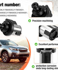 Subaru Transmission Torque Converter Clutch Solenoid 3 Ohm To 3.5 Ohm Replacement For Lineartronic CVT TR580 TR690 Fits Forester Crosstrek Outback Legacy Impreza 31825AA050 31825AA051 31825AA052, black metal solenoid close-up