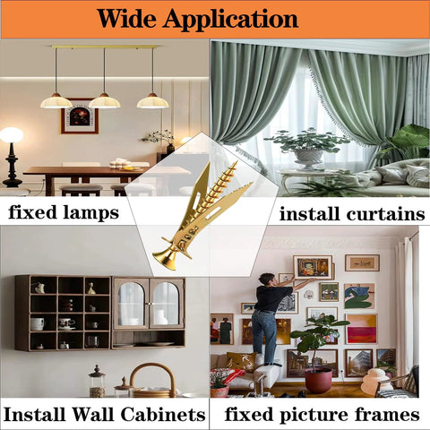400 Pieces Self Drilling Drywall Anchors And Screws Set With Four Expansion Sizes In Zinc Plated Steel for home applications