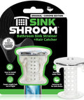 Keep Ya Bathroom Sink Running Smooth With This Silicone Drain Protector Hair Catcher Strainer Snare, chrome edition with packaging.