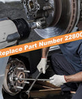 Mechanic uses 22800 Wheel Stud Installer Tool Replacement for automotive cars, SUVs, RVs, and light-duty trucks installation.