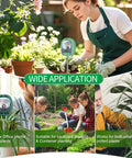 Person using Four In One Soil Tester For Gardening With Moisture Meter, PH Meter, Sunlight And Nutrients for various plant types