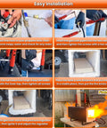 Guide for installing Beefy Portable Propane Gas Forge With Double Burner 2600F Forging Furnace For Blacksmithing Farrier And Knife Making