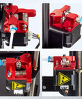 Beefed Up Dual Gear Ender 3 Extruder With Nema 17 Motor for Creality 3D Printers, showcasing all-metal design and filament grip features.