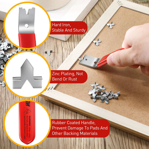 Pro Grade Glazier Point Driver Kit Ships With One Hundred Sturdy Push Pins For Lightning Fast Picture Framing And Zero Drama Glass Mounting Industrial Strength Steel Ensures You Nail Every Project
