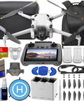 Mini 4 Pro Fly More Combo With RC 2 Screen Remote, 4K Video Aerial Drone, 128GB Card, Charging Hub, Shoulder Bag, Pilot Kit