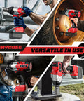 Beast Of A Cordless Three Quarters Inch Impact Wrench With Brushless Motor Up To 1850 Ft Lbs (2500 Nm) Of Torque Heavy Duty Automotive Tool