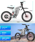 X2Pro Electric Dirt Bike For Adults With 6000W Peak Motor, 60V/30Ah Battery, Off Road Capable, Full Suspension Showcase