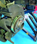 GEN2 Wheel Bearing Kit 62 66 72 85mm for VAG Cars Pro Grade Set With Extraction Adaptor shown installed in vehicle hub
